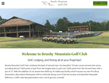 Tablet Screenshot of brushymountaingolf.com